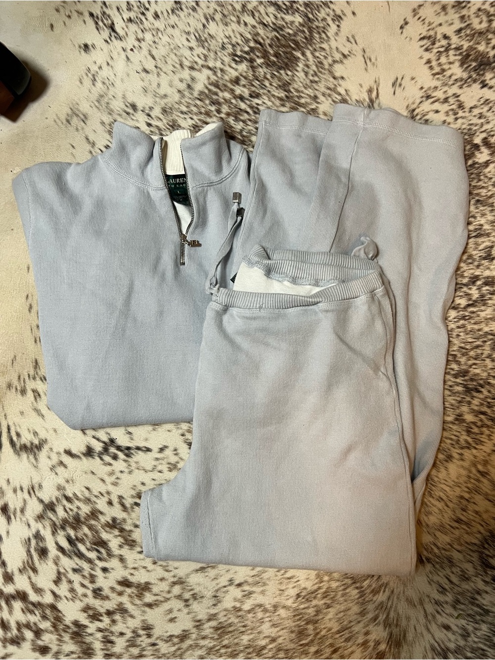 Grey Half-Zip Sweater Set - Lauren Ralph Lauren